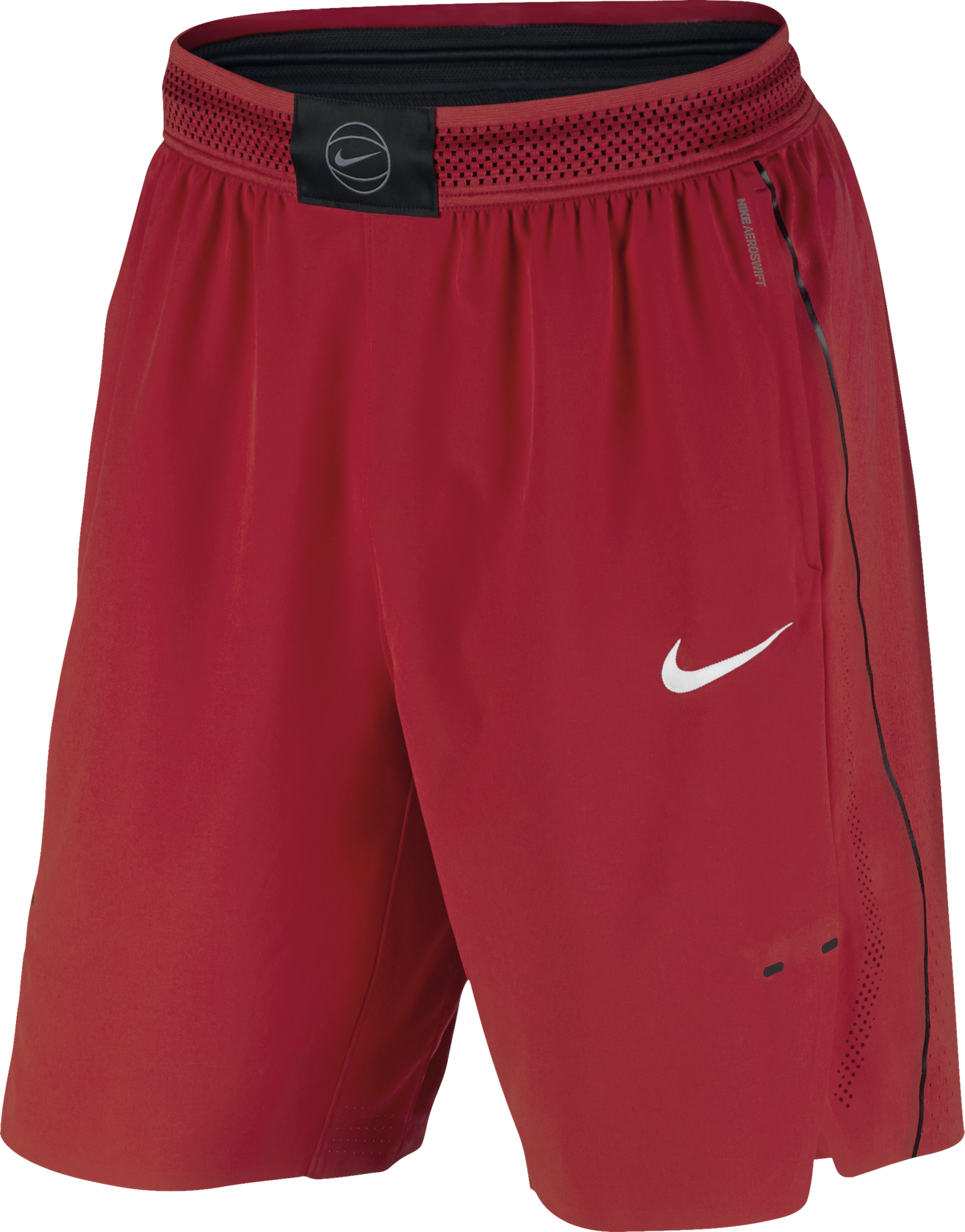 NIKE AEROSWIFT BASKETBALL SHORT UNIVERSITY RED