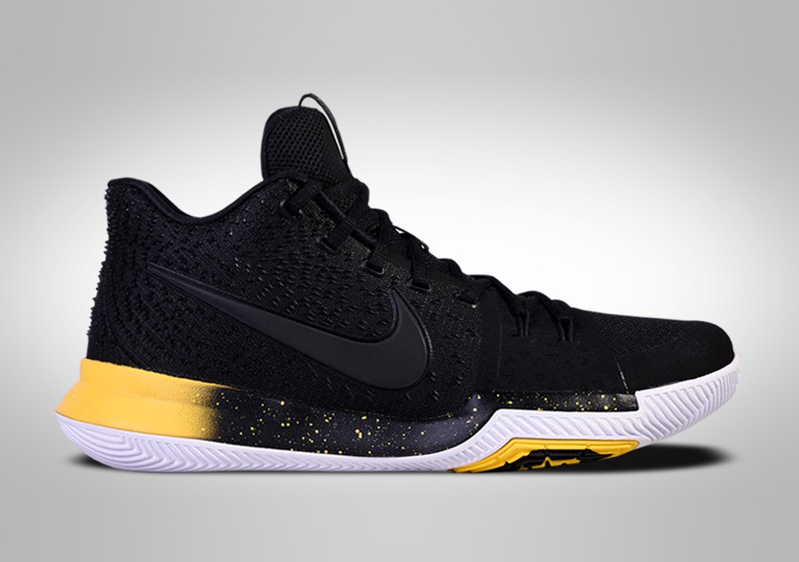 kyrie irving black and yellow shoes
