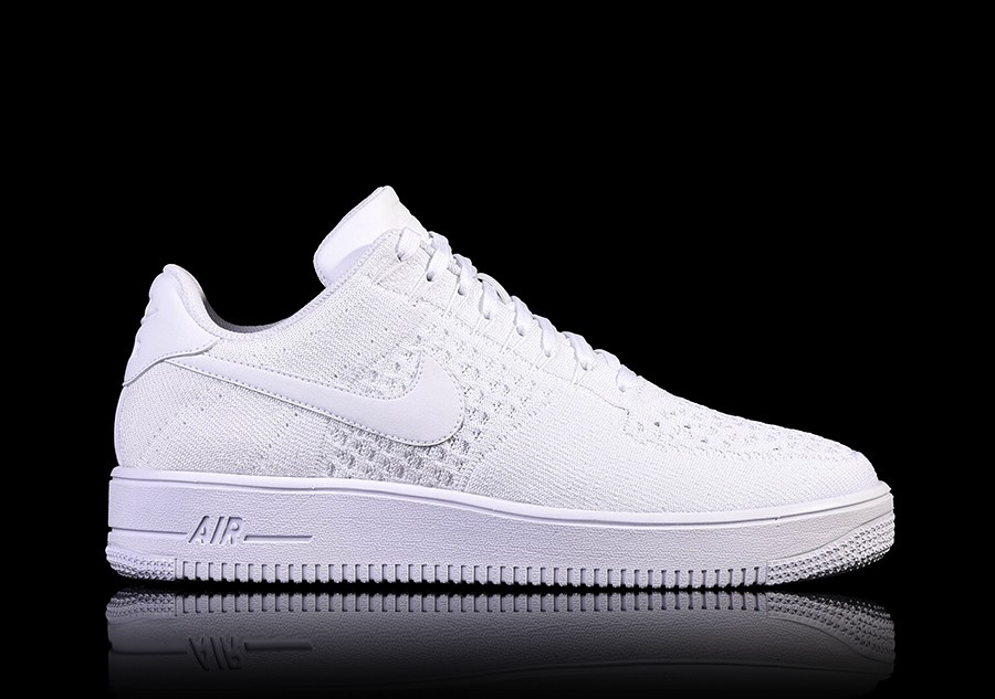 nike flyknit air force 1 white