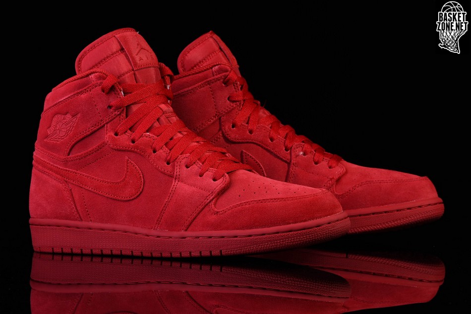 air jordan 1 retro high bg red suede