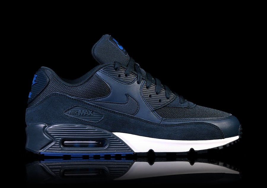 nike air max 90 navy blue leather