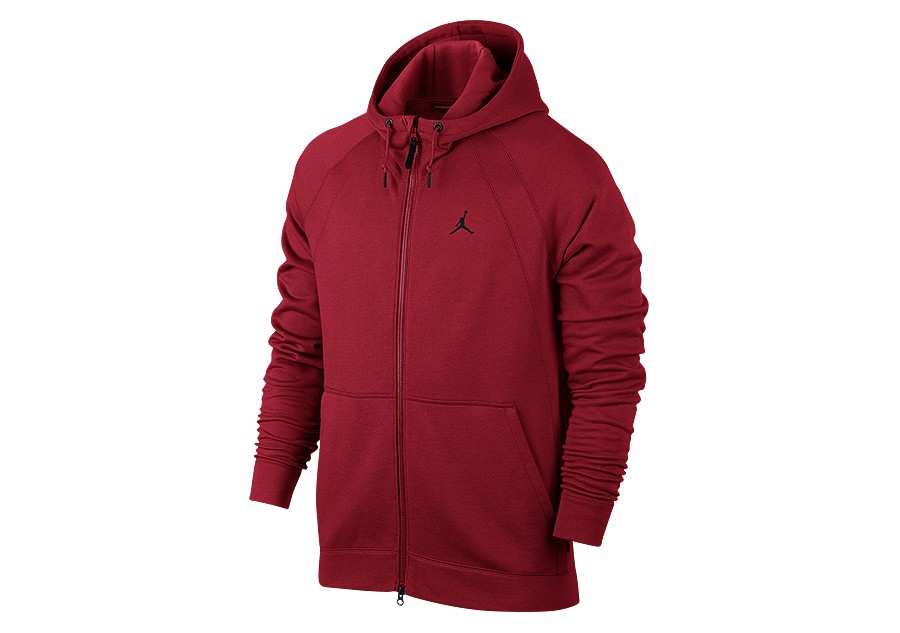 jordan fleece full zip hoodie