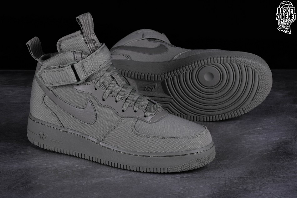 NIKE AIR FORCE 1 MID 07 CANVAS DARK STUCCO pour 109 00 Basketzone