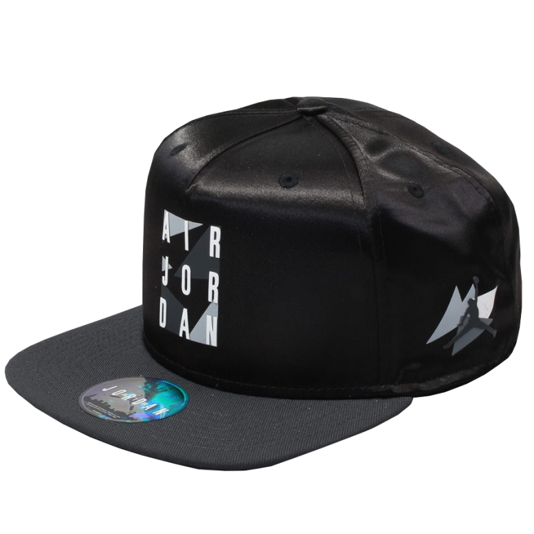 Black jordan snapback best sale