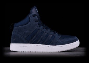 ADIDAS CLOUDFOAM SUPER HOOPS MID NAVY BLUE