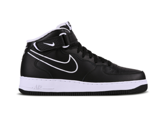 NIKE AIR FORCE 1 MID '07 LTHR BLACK