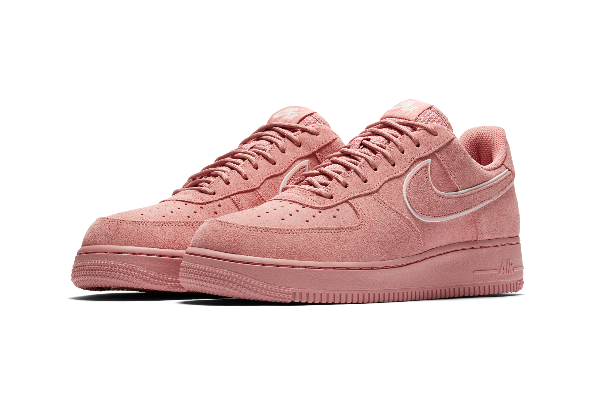 nike air force 1 07 lv8 suede red