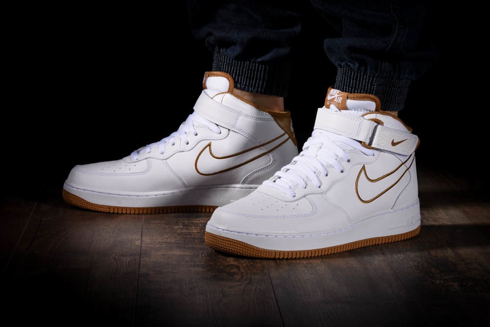 NIKE AIR FORCE 1 MID '07 LEATHER WHITE