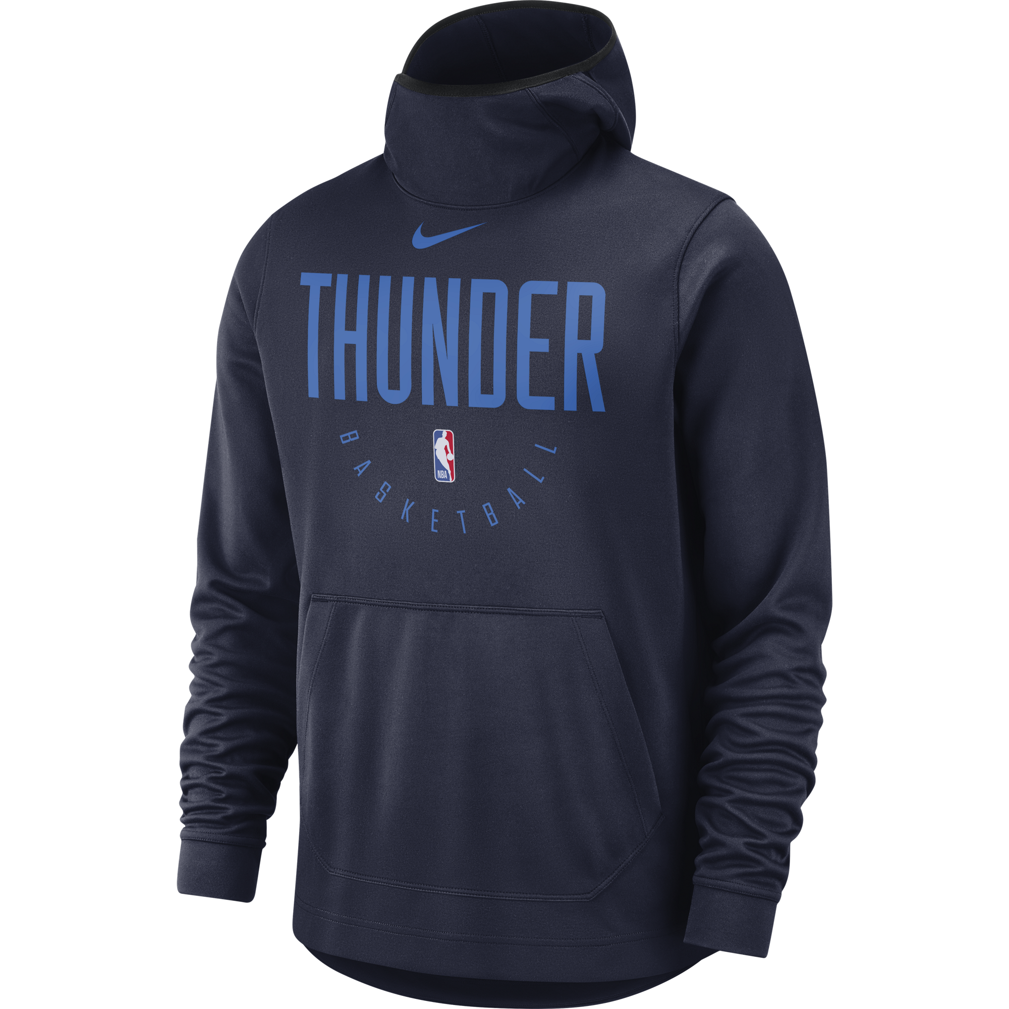 NIKE NBA OKLAHOMA CITY THUNDER SPOTLIGHT HOODIE COLLEGE NAVY