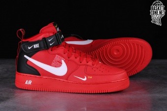 nike air force 1 lv8 utility black and red