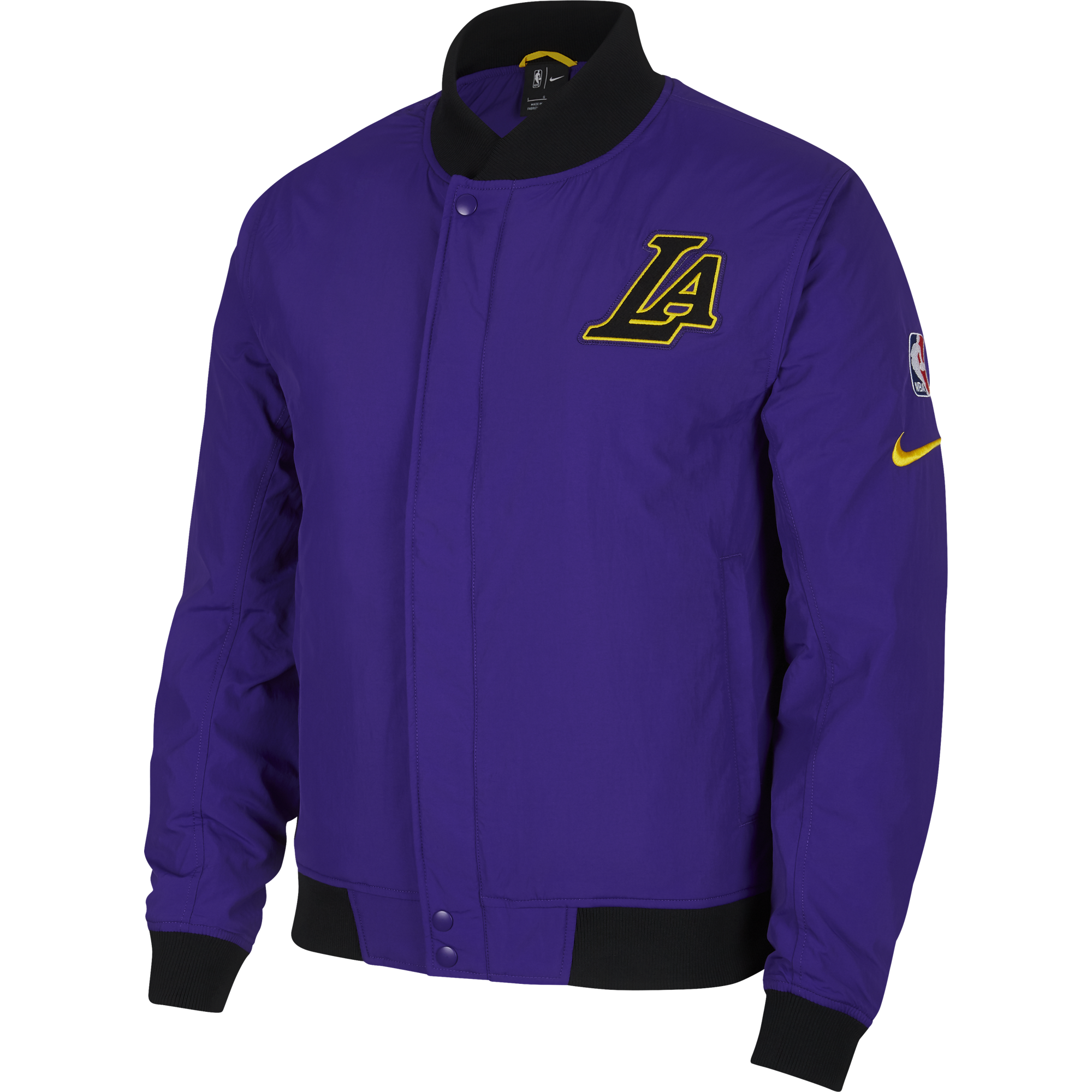 NIKE NBA LOS ANGELES LAKERS COURTSIDE JACKET FIELD PURPLE