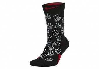 NIKE ELITE CREW SOCKS BLACK