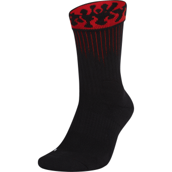 NIKE ELITE CREW - GFX 1 SOCKS BLACK