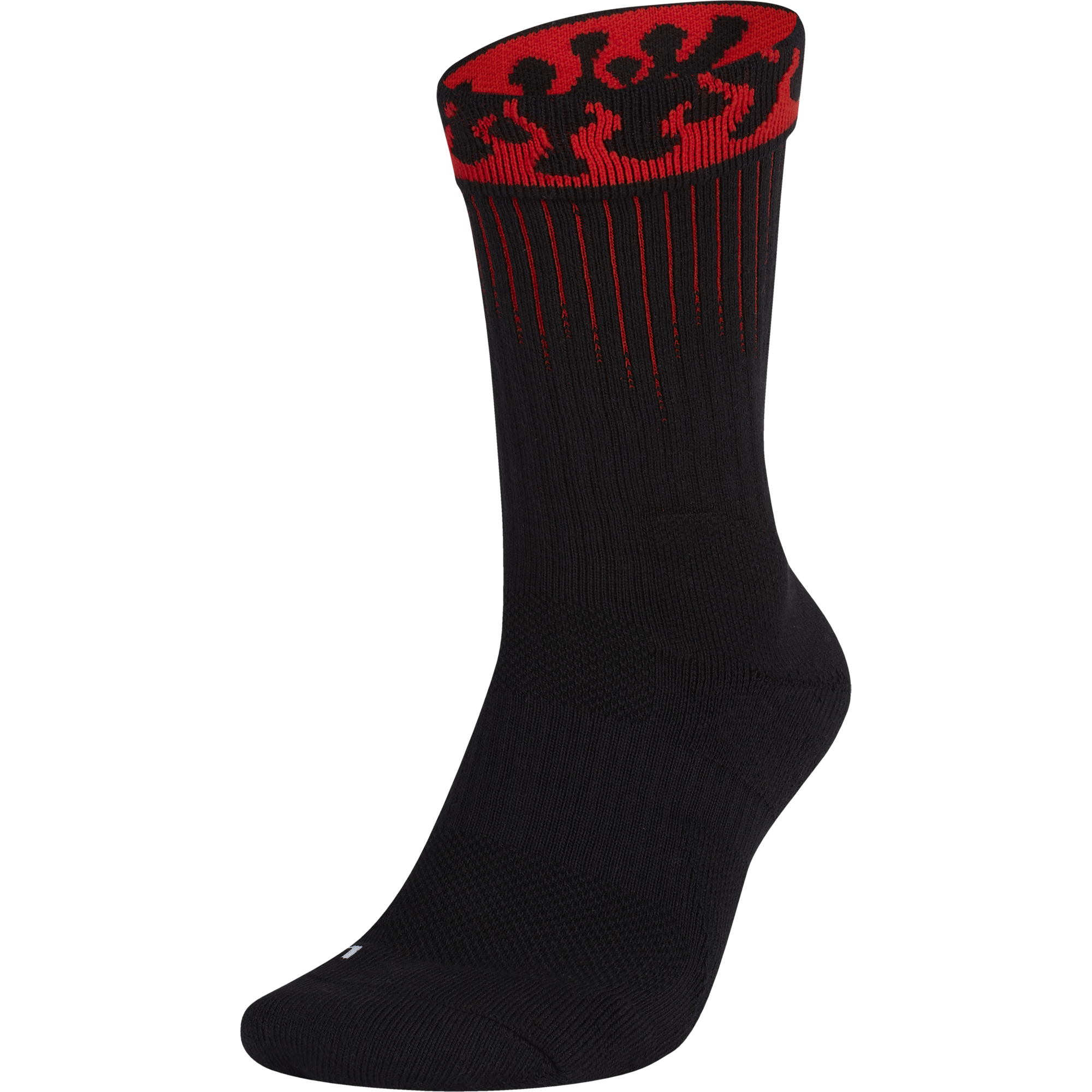 NIKE ELITE CREW - GFX 1 SOCKS BLACK