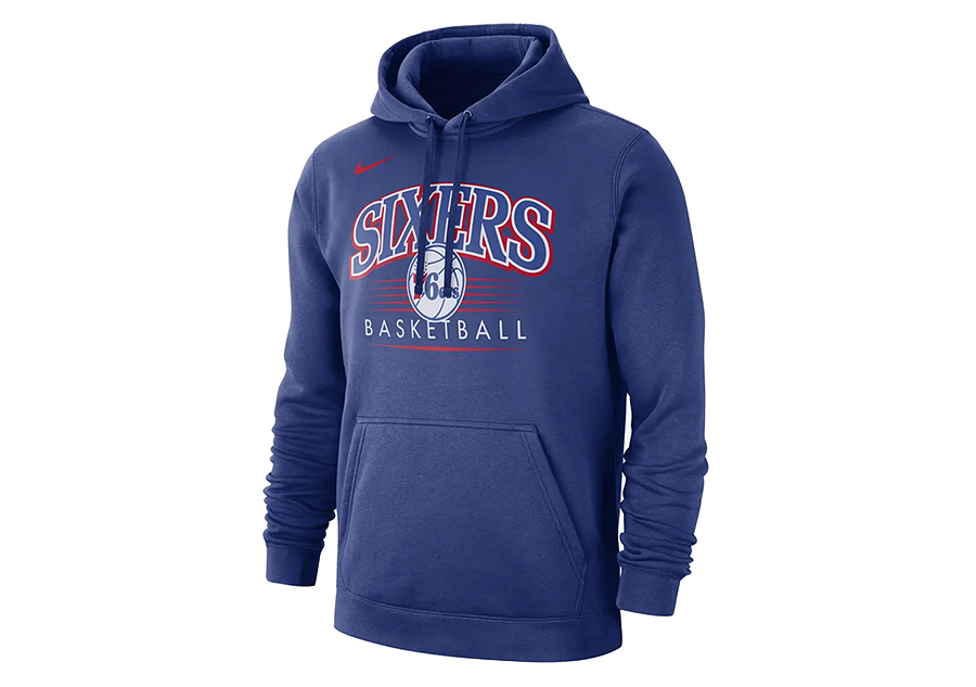 sixers hoodie nike