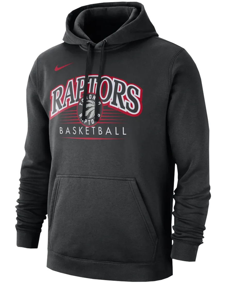 NIKE NBA TORONTO RAPTORS CREST HOODY BLACK