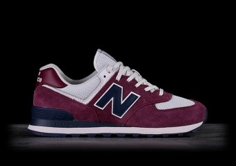 NEW BALANCE 574 SCARLET WITH PIGMENT