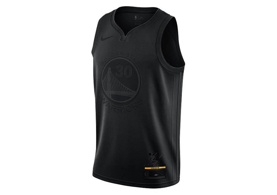 stephen curry black and white jersey