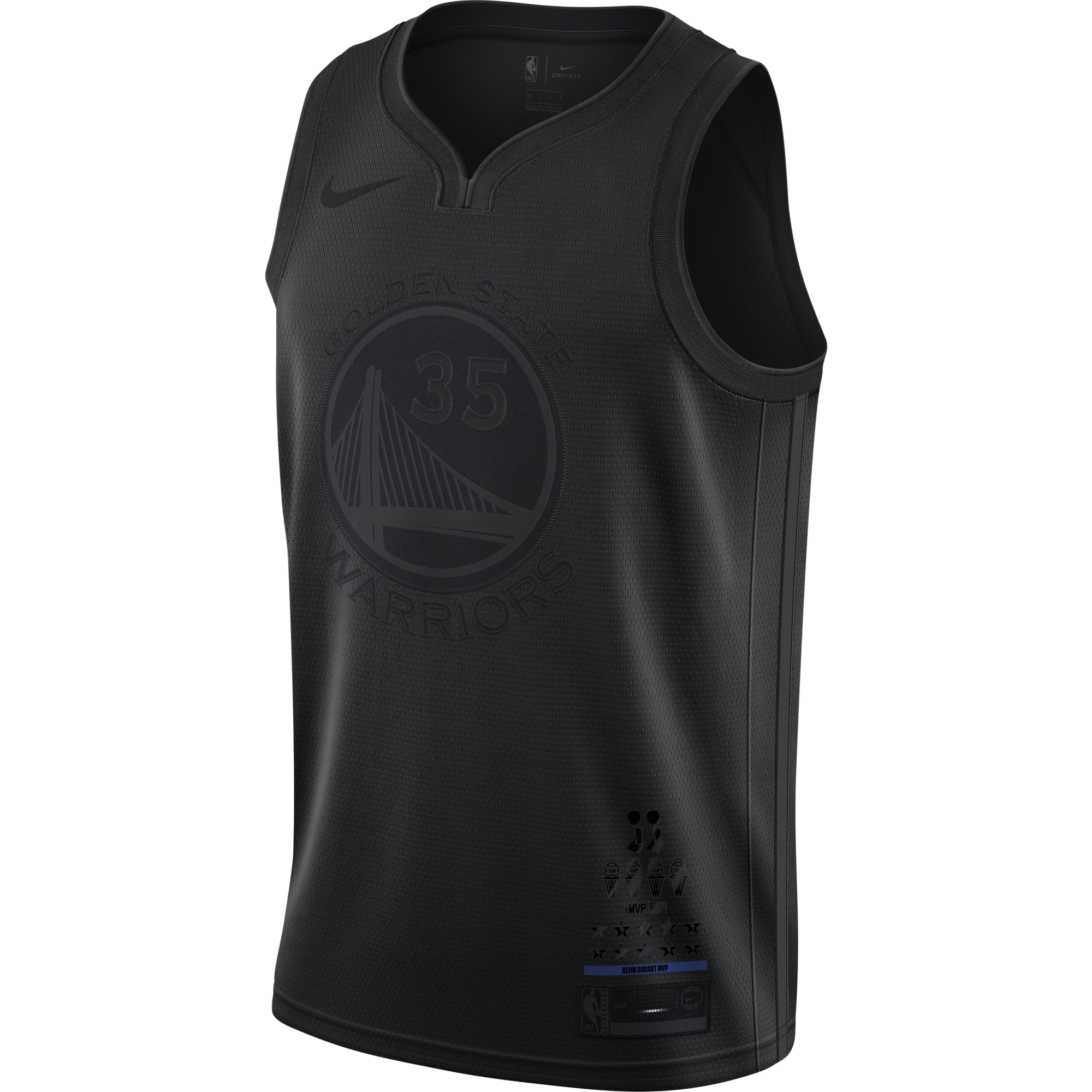 NIKE NBA MVP KEVIN DURANT SWINGMAN JERSEY BLACK