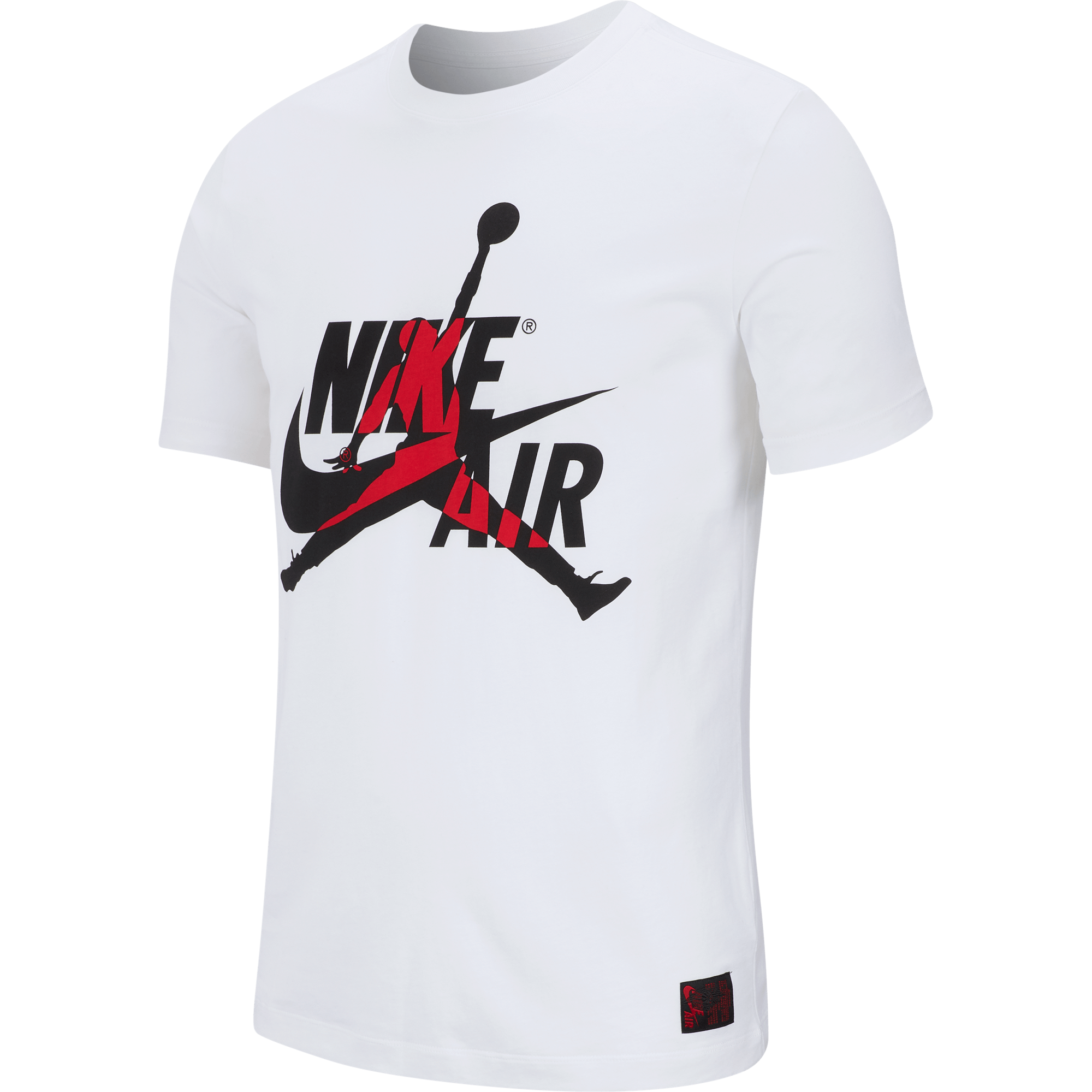 NIKE AIR JORDAN CLASSICS CREW TEE WHITE