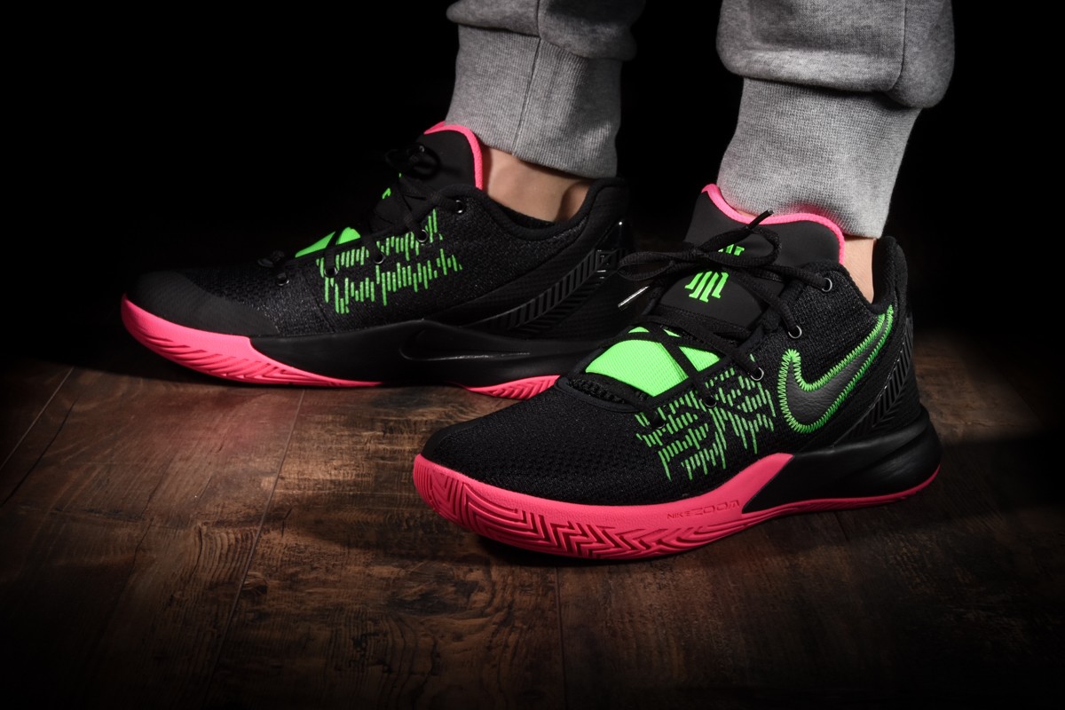kyrie irving shoes black and pink