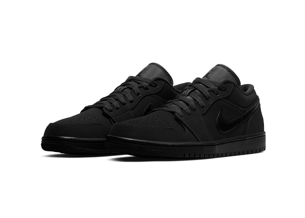 NIKE AIR JORDAN 1 RETRO LOW TRIPLE BLACK | pl.KicksManiac.com