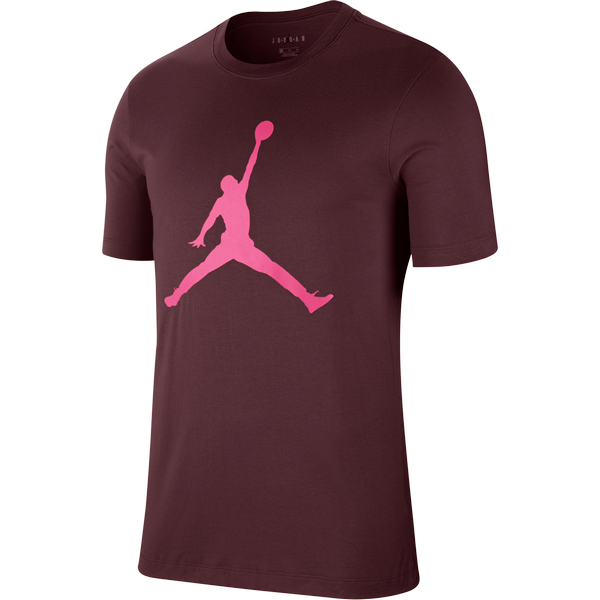 NIKE AIR JORDAN JUMPMAN TEE NIGHT MAROON