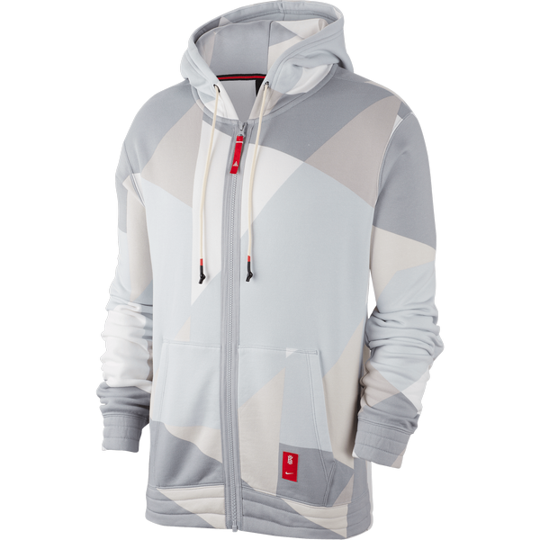 NIKE KYRIE BASKETBALL FULL-ZIP HOODIE WHITE