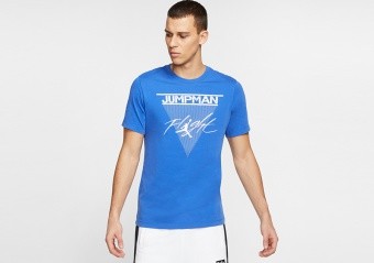 NIKE AIR JORDAN JUMPMAN FLIGHT TEE GAME ROYAL