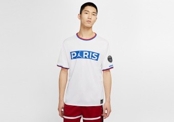 NIKE AIR JORDAN PSG PARIS SAINT-GERMAIN REPLICA TOP WHITE