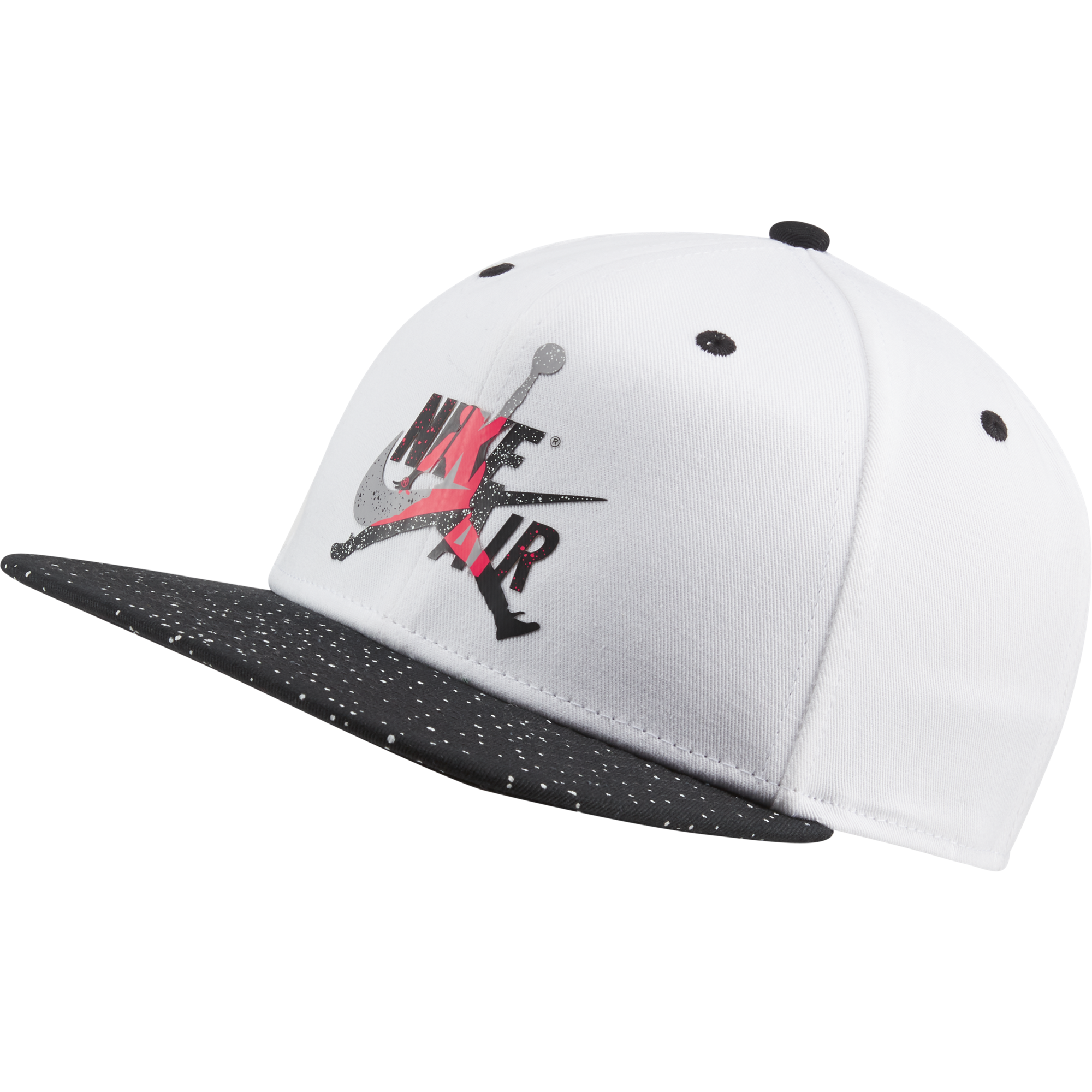 NIKE AIR JORDAN PRO JUMPMAN CLASSICS CEMENT HAT WHITE