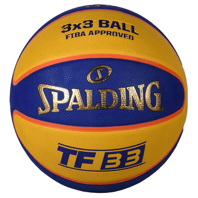 SPALDING TF33 OFFICIAL 3X3 FIBA APPROVED GAME BALL OUT/IN (SIZE 6)