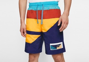 NIKE FLIGHT SHORTS BLUE VOID