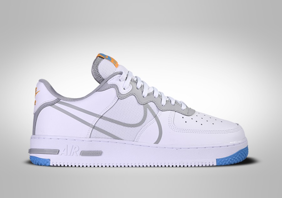 nike air force 1 grey and blue