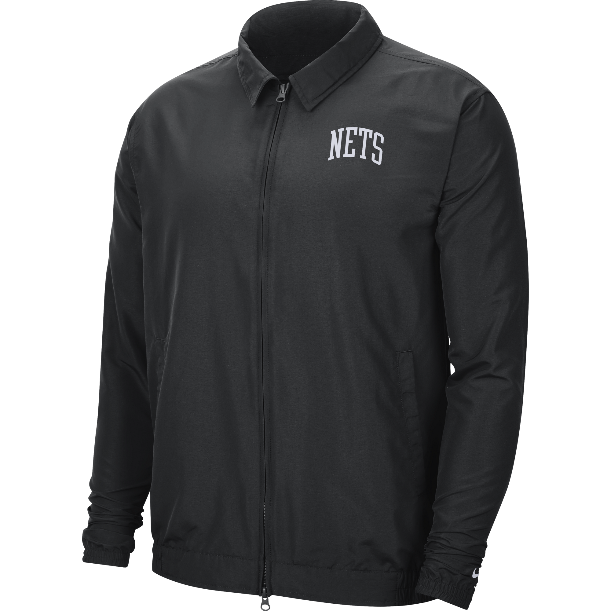 NIKE NBA BROOKLYN NETS ESSENTIAL LIGHTWEIGHT JACKET BLACK