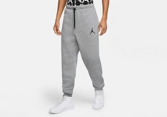 NIKE AIR JORDAN JUMPMAN AIR FLEECE PANTS CARBON HEATHER