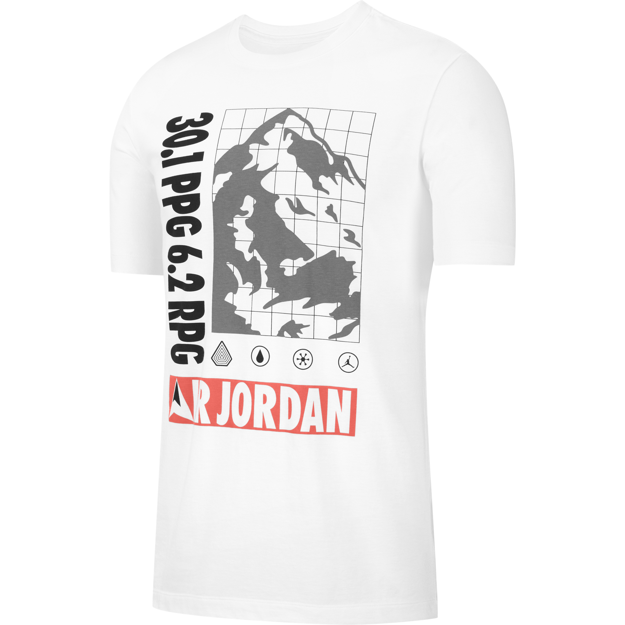 NIKE AIR JORDAN WINTER UTILITY MOUNTAINSIDE TEE WHITE