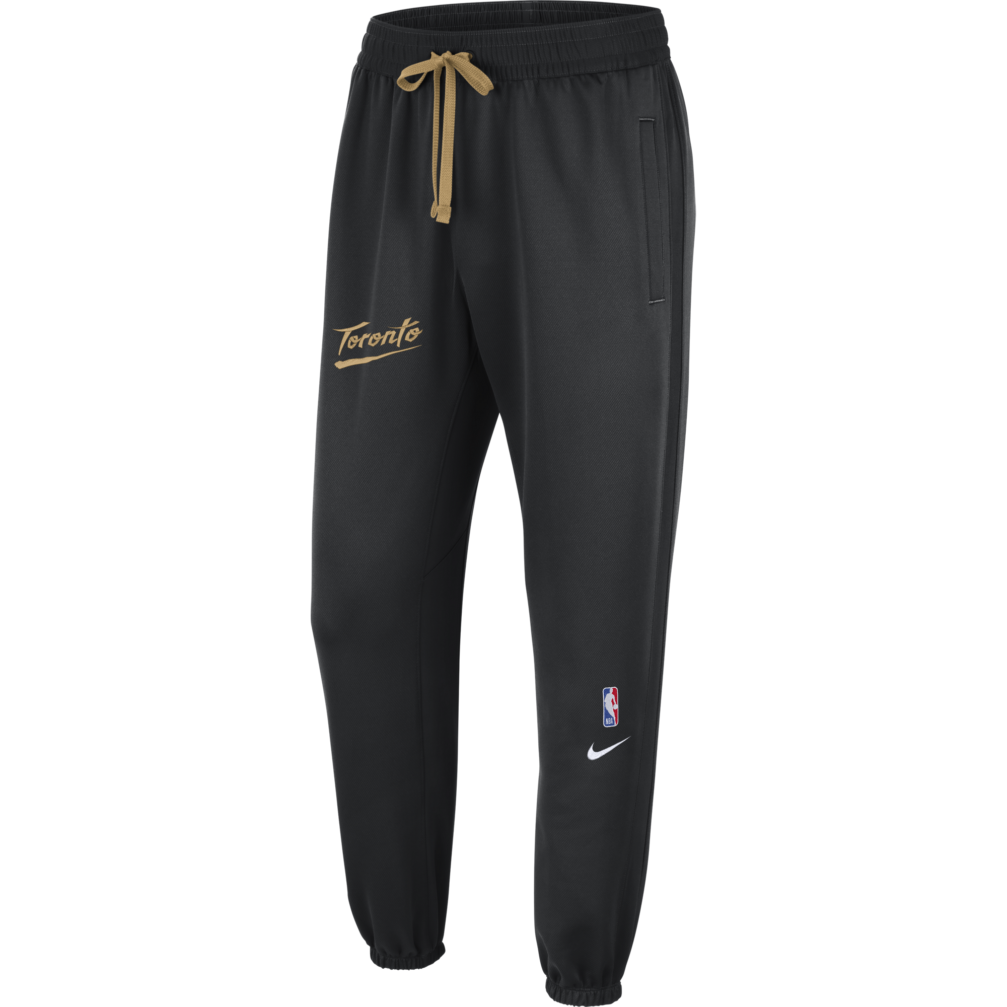 NIKE NBA TORONTO RAPTORS SHOWTIME CITY EDITION THERMA FLEX PANTS BLACK