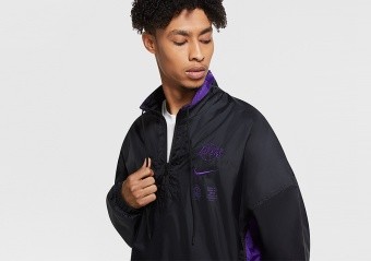 Nike NBA Los Angeles Lakers Showtime City Edition Therma Flex Hoodie -  Coast/White/Pure Platinum - Mens Replica