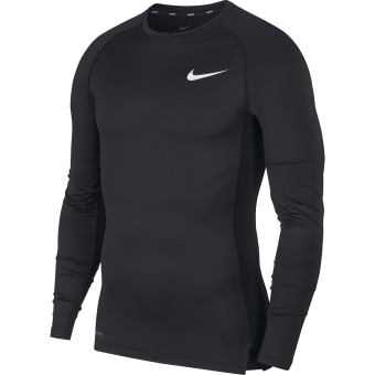 NIKE PRO TIGHT FIT LONG-SLEEVE TOP BLACK