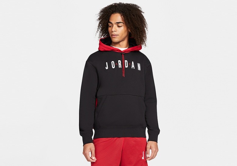 black jordan air hoodie