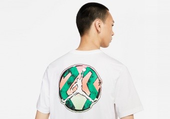 NIKE AIR JORDAN SPORT DNA CREW TEE WHITE