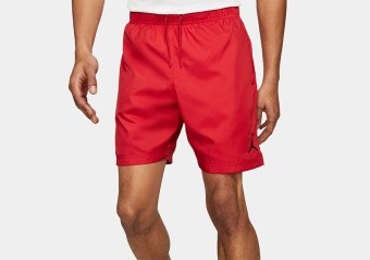 NIKE AIR JORDAN JUMPMAN POOLSIDE SHORTS GYM RED