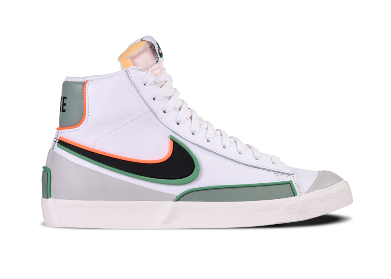 NIKE BLAZER MID '77 RETRO INFINITE WHITE ROMA GREEN