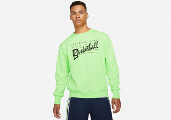 NIKE DRI-FIT STANDARD ISSUE CREW LIME GLOW