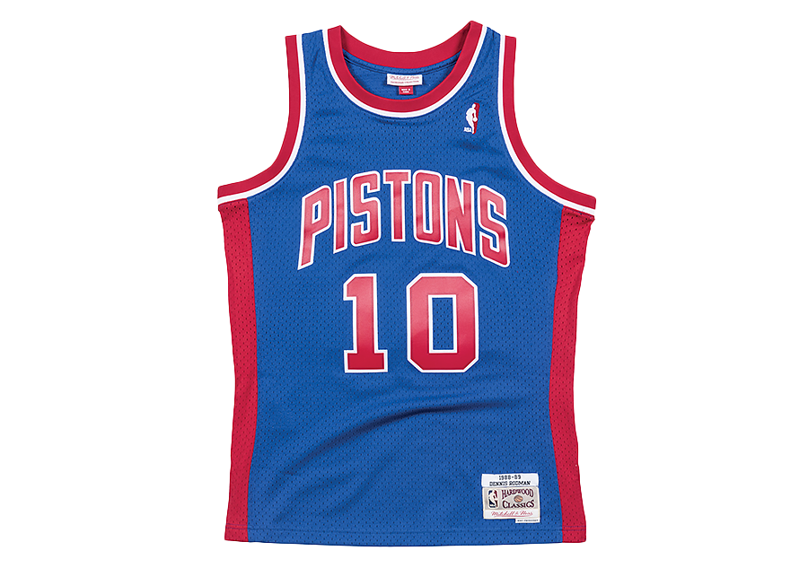 MITCHELL & NESS NBA SWINGMAN JERSEY DETROIT PISTONS - DENNIS RODMAN #10