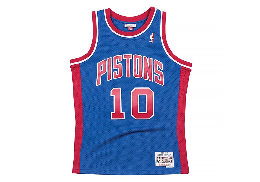 Dennis Rodman Detroit Pistons Mitchell & Ness Hardwood Classics