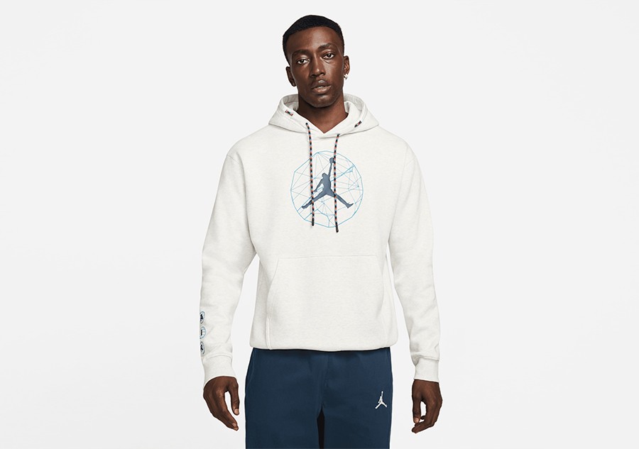 nike air jordan essentials mountainside hoodie oatmeal heather