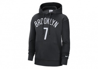 NIKE NBA BROOKLYN NETS KEVIN DURANT FLEECE ESSENTIAL BLACK