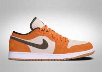 NIKE AIR JORDAN 1 RETRO LOW SE SUEDE ORANGE OLIVE